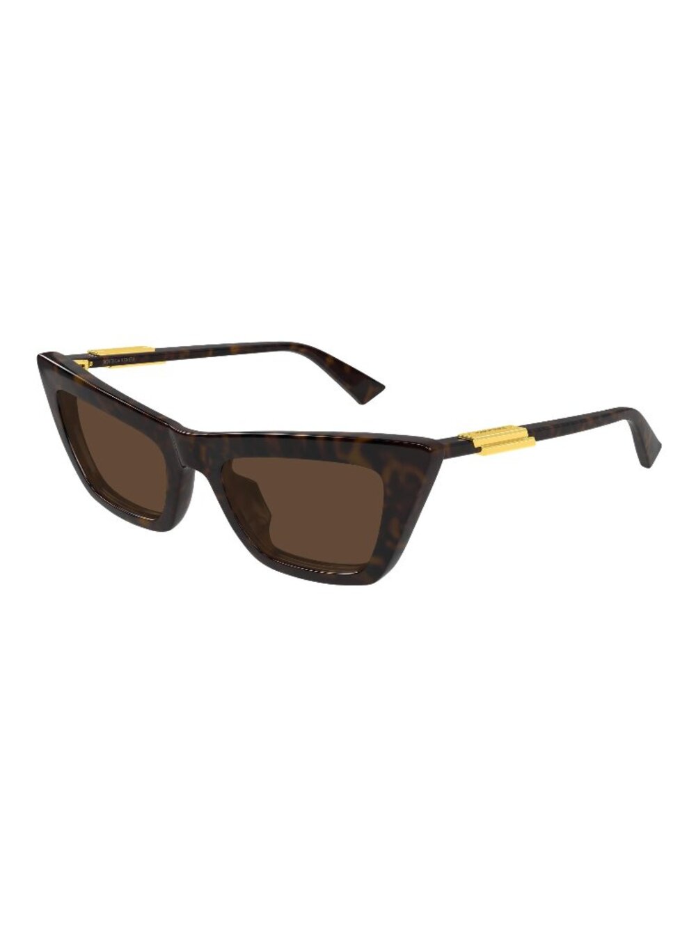 New Bottega Veneta Women's Sunglasses Havana Brown Lens Acetate Frame BV1446S 53